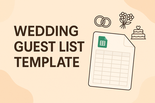 Wedding Guest List Template in Google Sheets: Organize Contacts, RSVPs & Meals