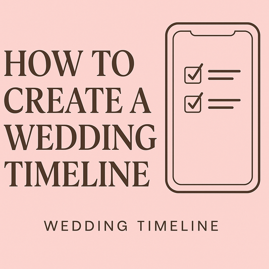 Day-of wedding timeline schedule template