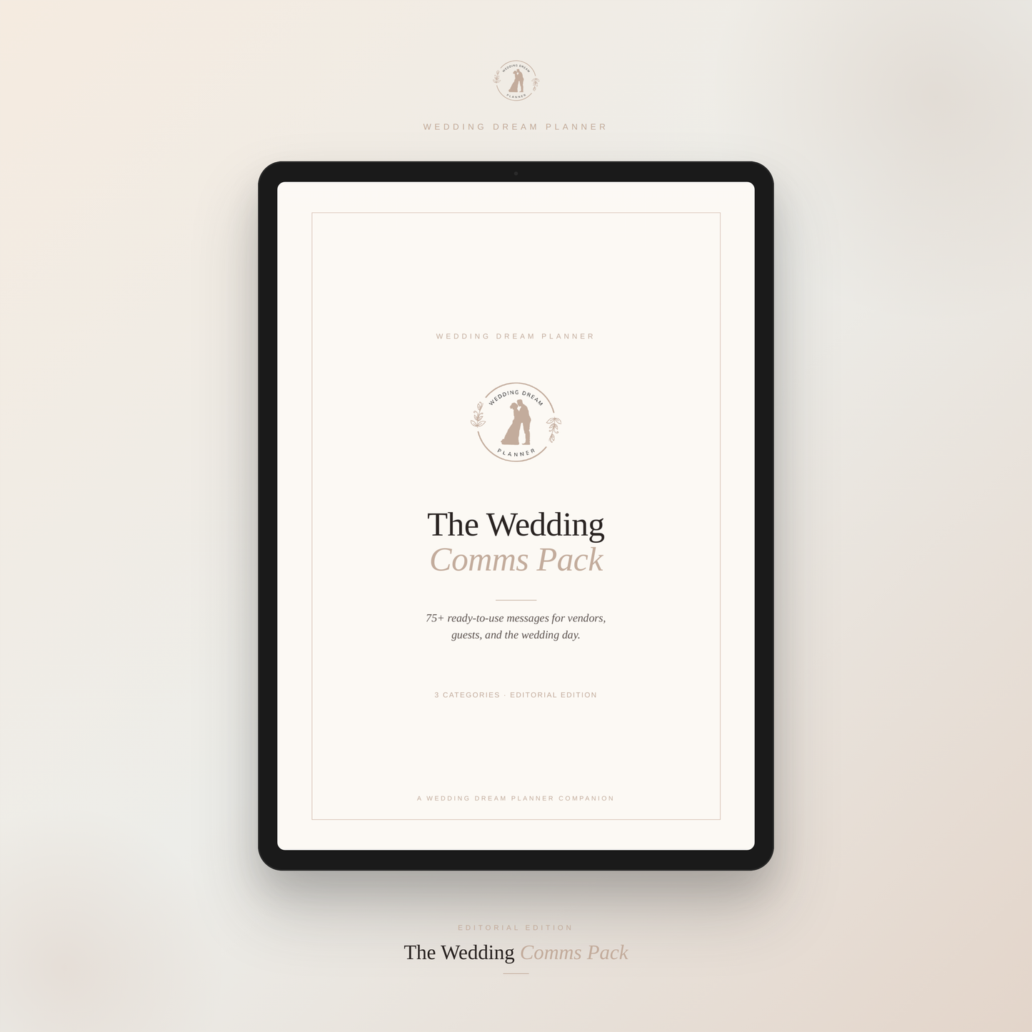The Wedding Comms Pack | Editorial Edition