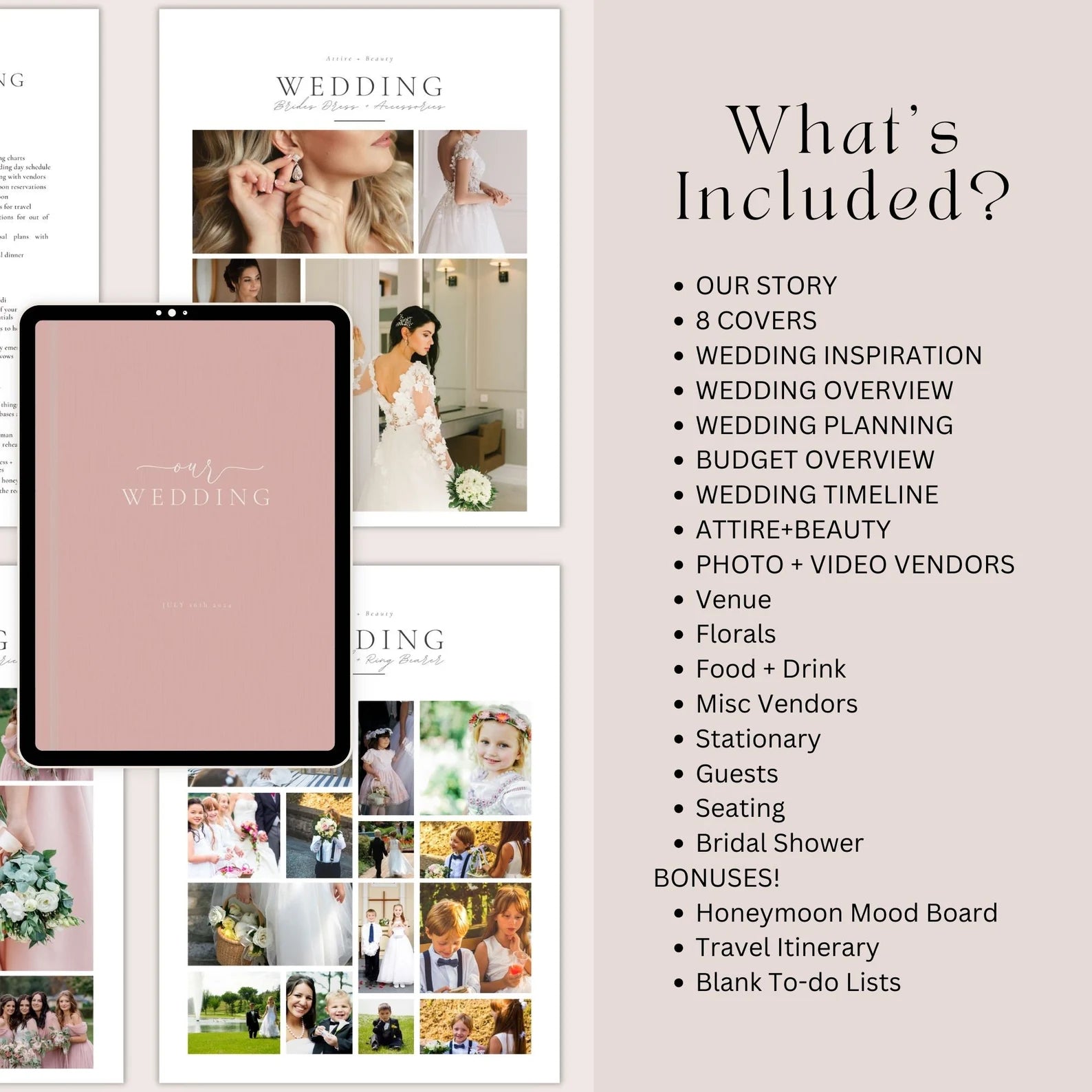 Wedding Dream Planner Bundle