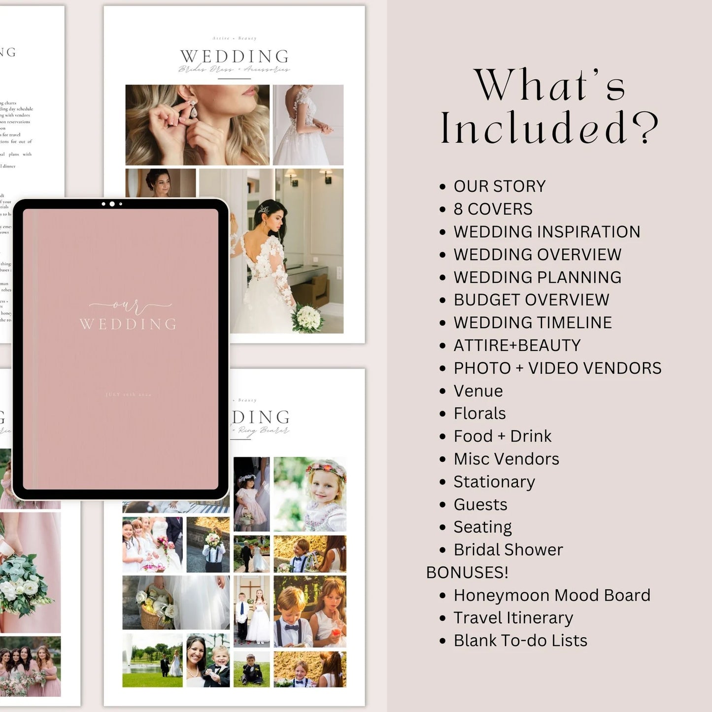 Wedding Dream Planner Bundle