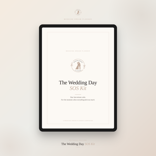 The Wedding Day SOS Kit | Your Last-Minute Calm